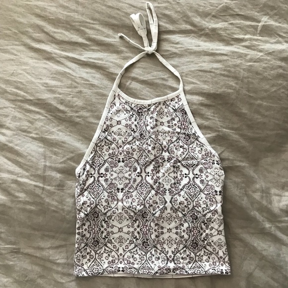 PacSun Tops - PacSun Reversible Halter Crop Top